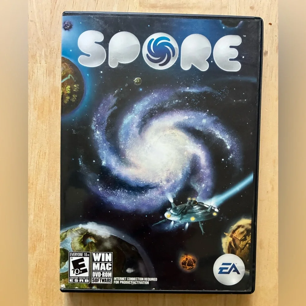 SPORE 2008 Win/Mac PC DVD-ROM w/ Prima Official GAME GUIDE Manual VGC Windows EA